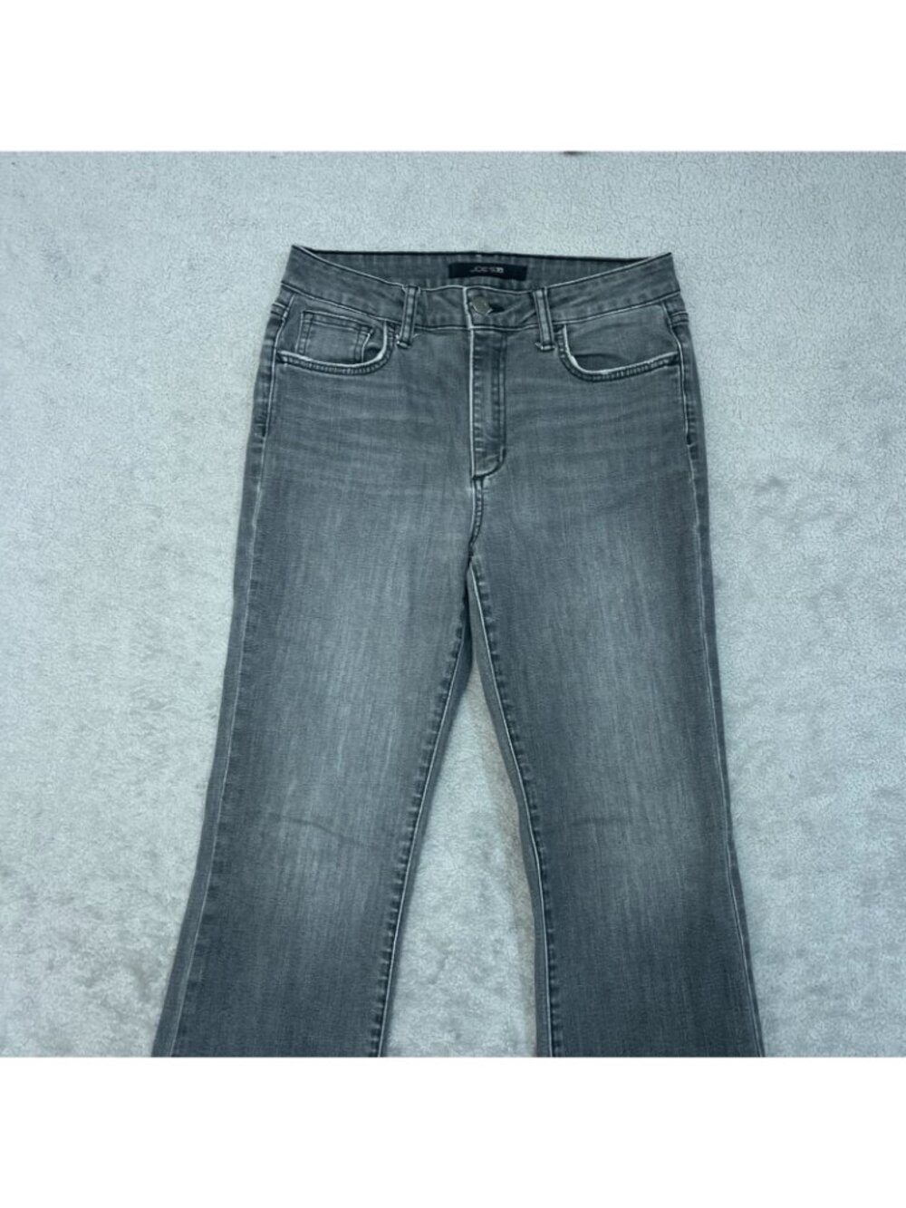 Joe's Jeans Women's 29 Gray Boot cut Jeans Raw Hem P0882 - Picture 10 of 12